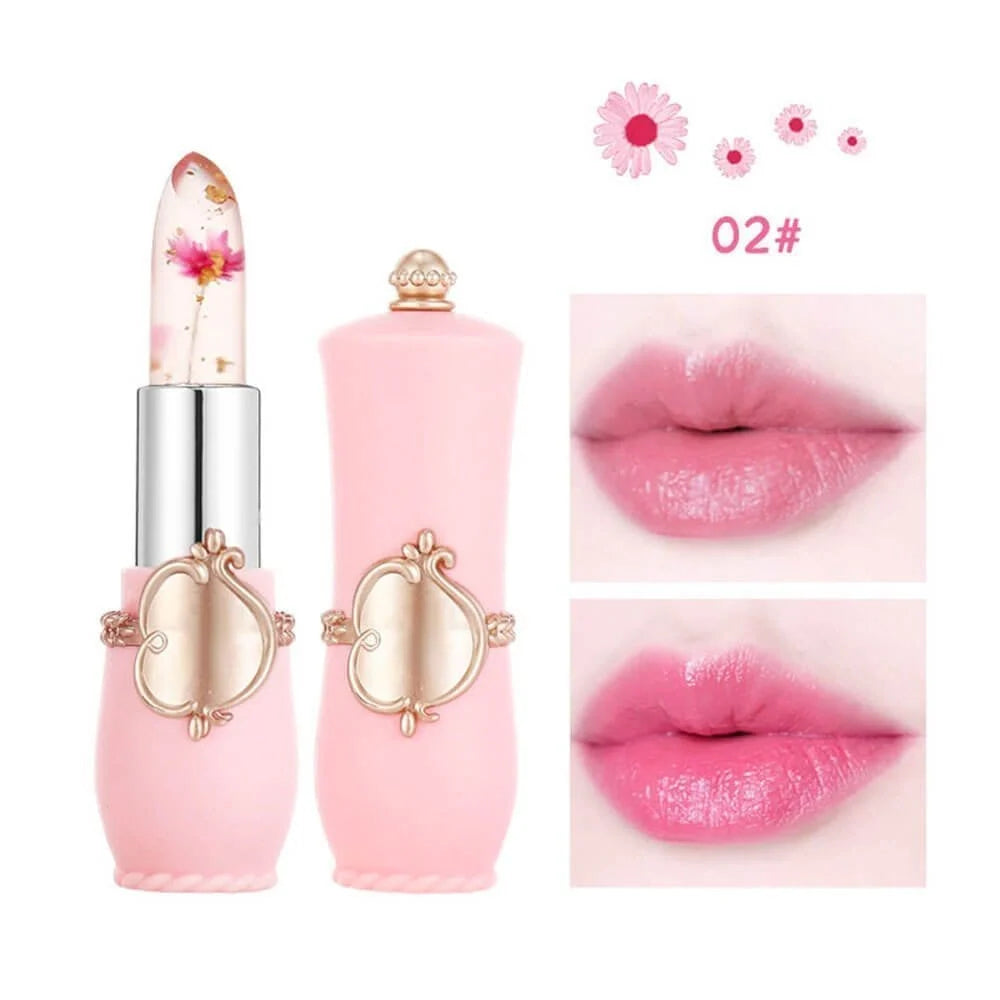 《Ruj de culoare Crystal Jelly Flower care își schimbă culoarea》🔥Cumpără unul și primești unul gratuit