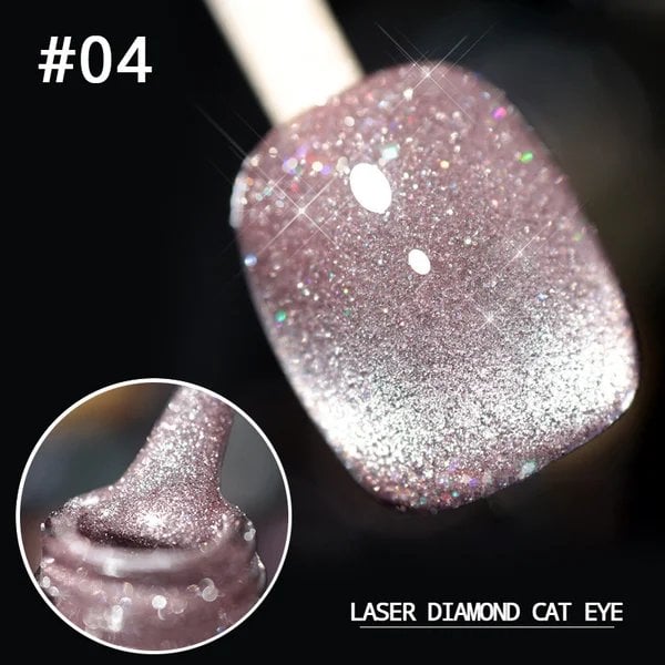 ✨Oja cu efect de ochi de pisică cu diamant laser (cumpără 4 și economisește 60%)