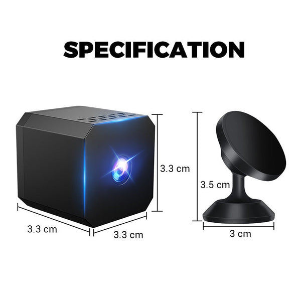 ❤️Mini cameră de supraveghere inteligentă HD cu vedere nocturnă (protecție la 150 de grade pe tot parcursul zilei)