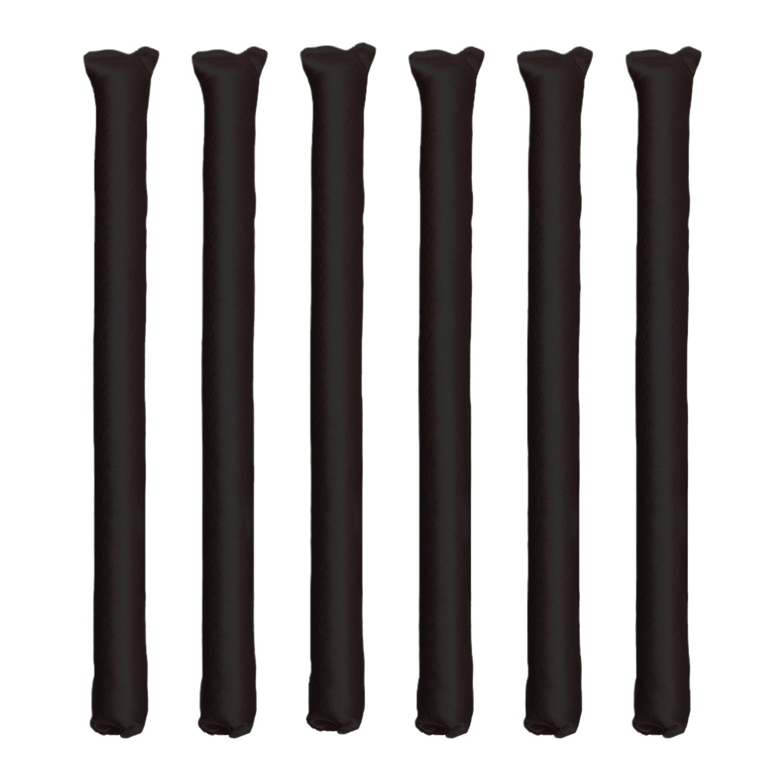 Bigudiuri de păr Kitsch Satin Rosewood fără căldură (pachet de 6)