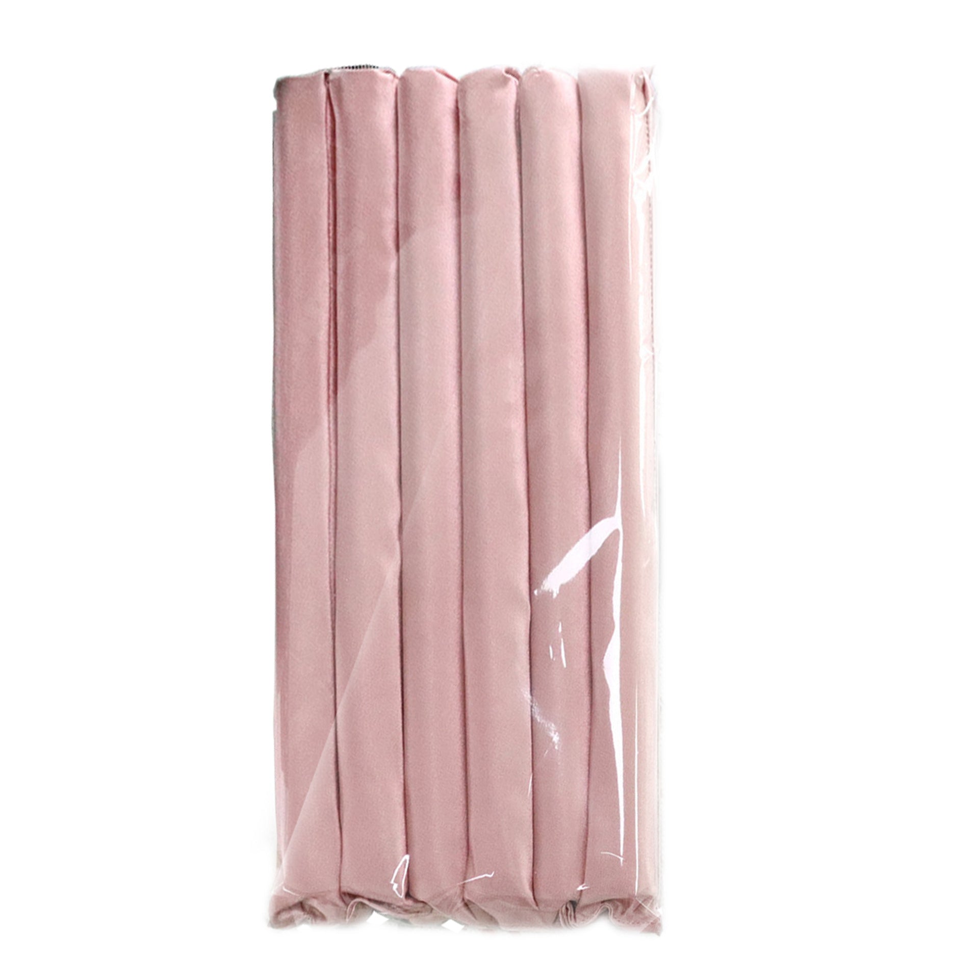 Bigudiuri de păr Kitsch Satin Rosewood fără căldură (pachet de 6)