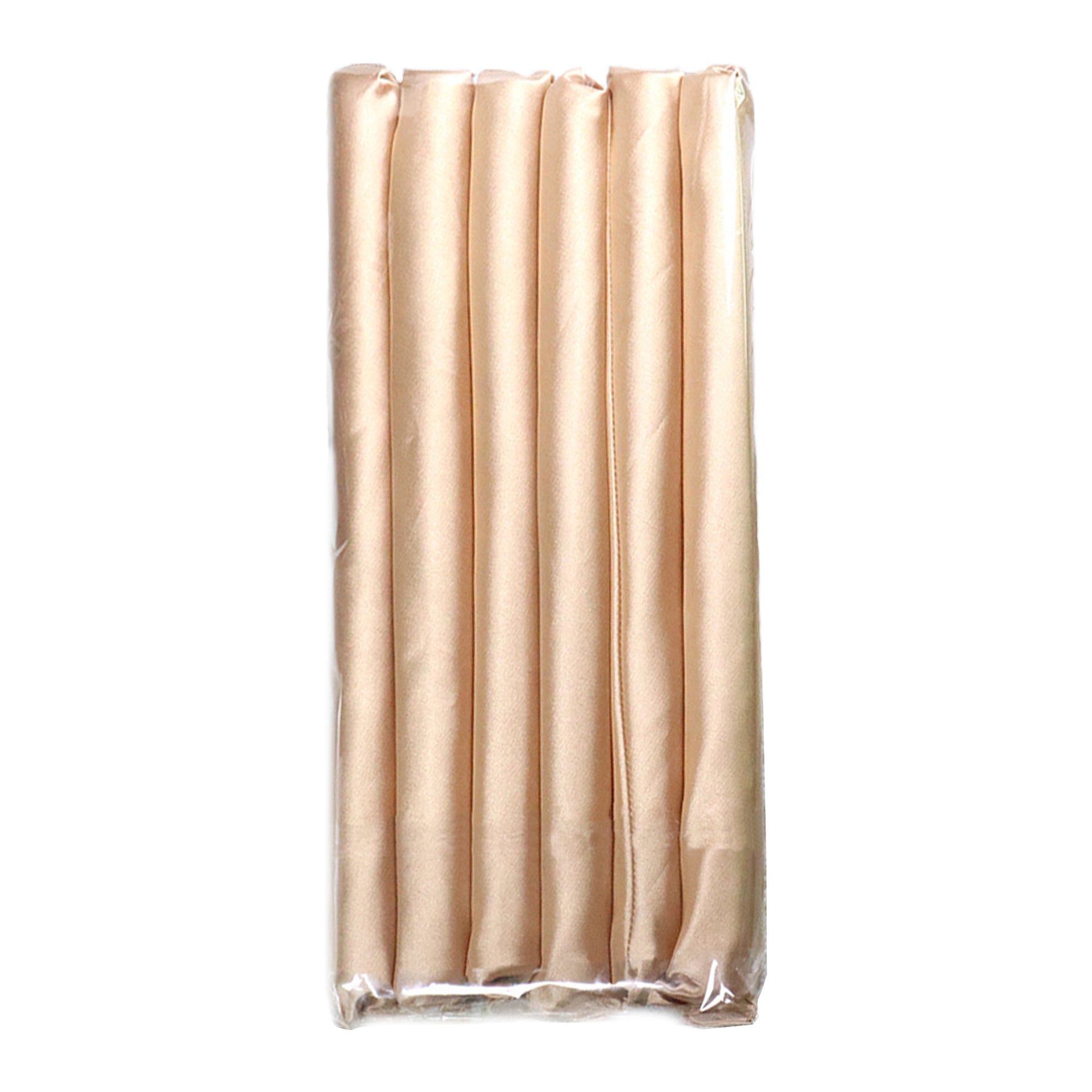 Bigudiuri de păr Kitsch Satin Rosewood fără căldură (pachet de 6)