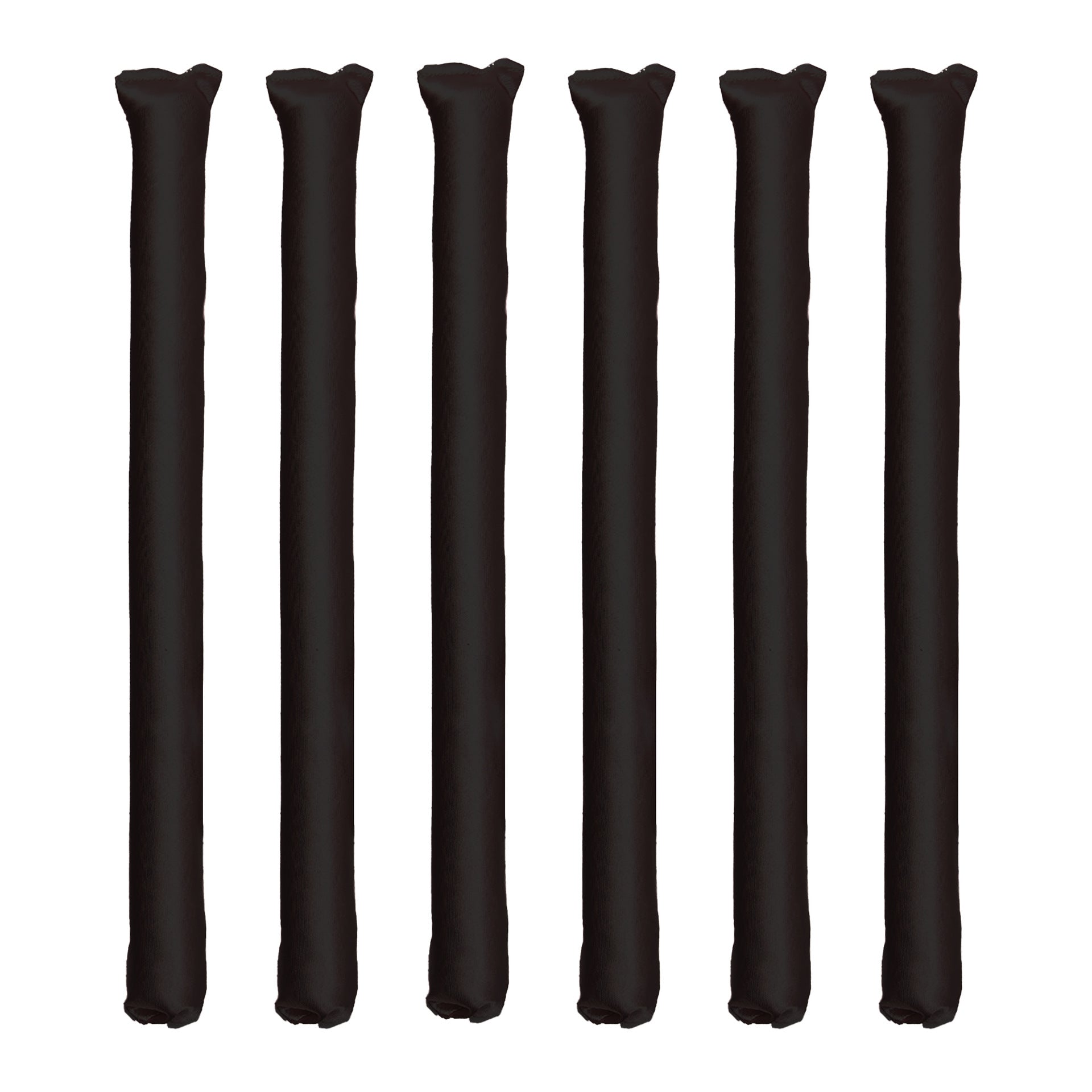 Bigudiuri de păr Kitsch Satin Rosewood fără căldură (pachet de 6)
