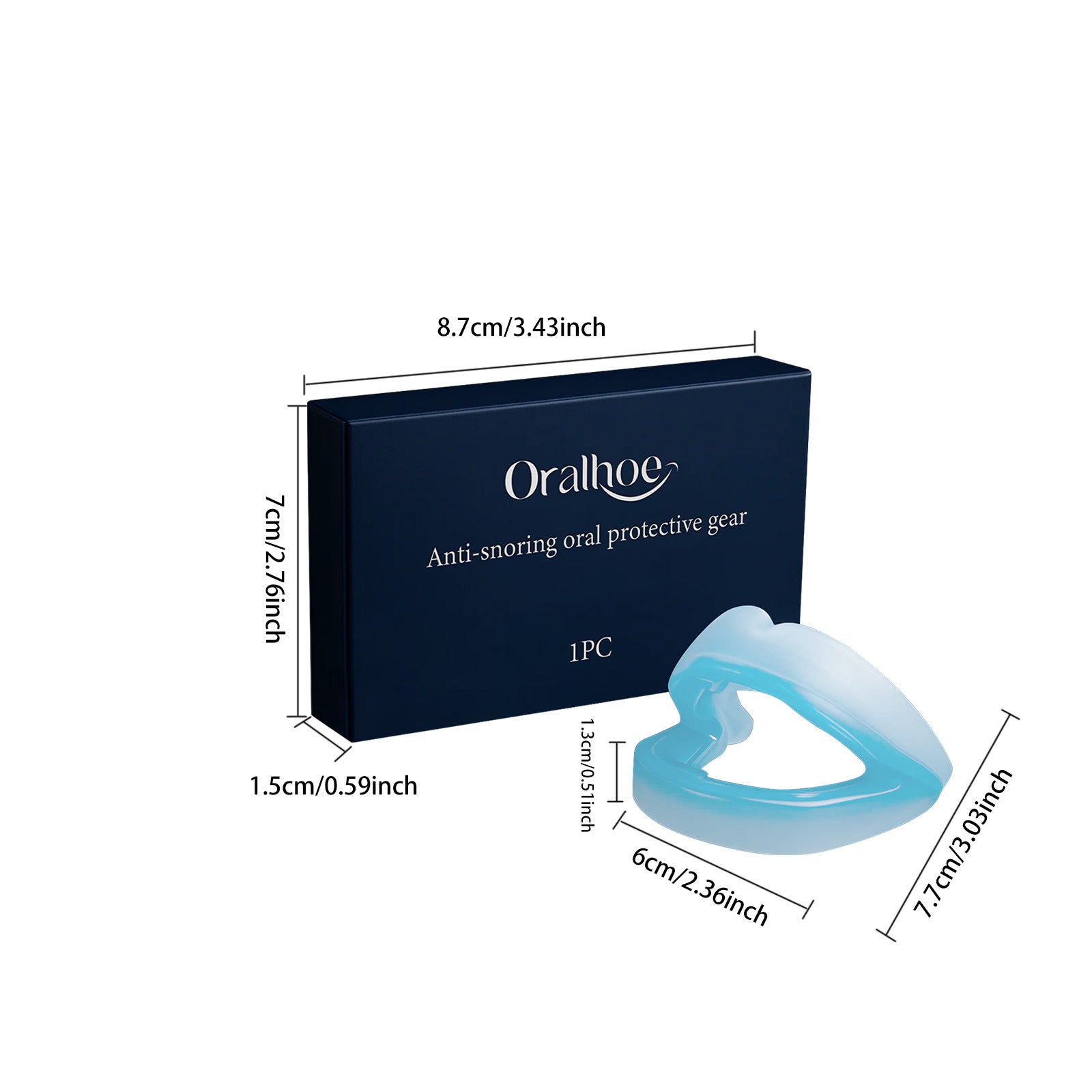 ✨【Magazin oficial al mărcii】 Flanora® Muștiuc reglabil anti-sforăit, mărime universală