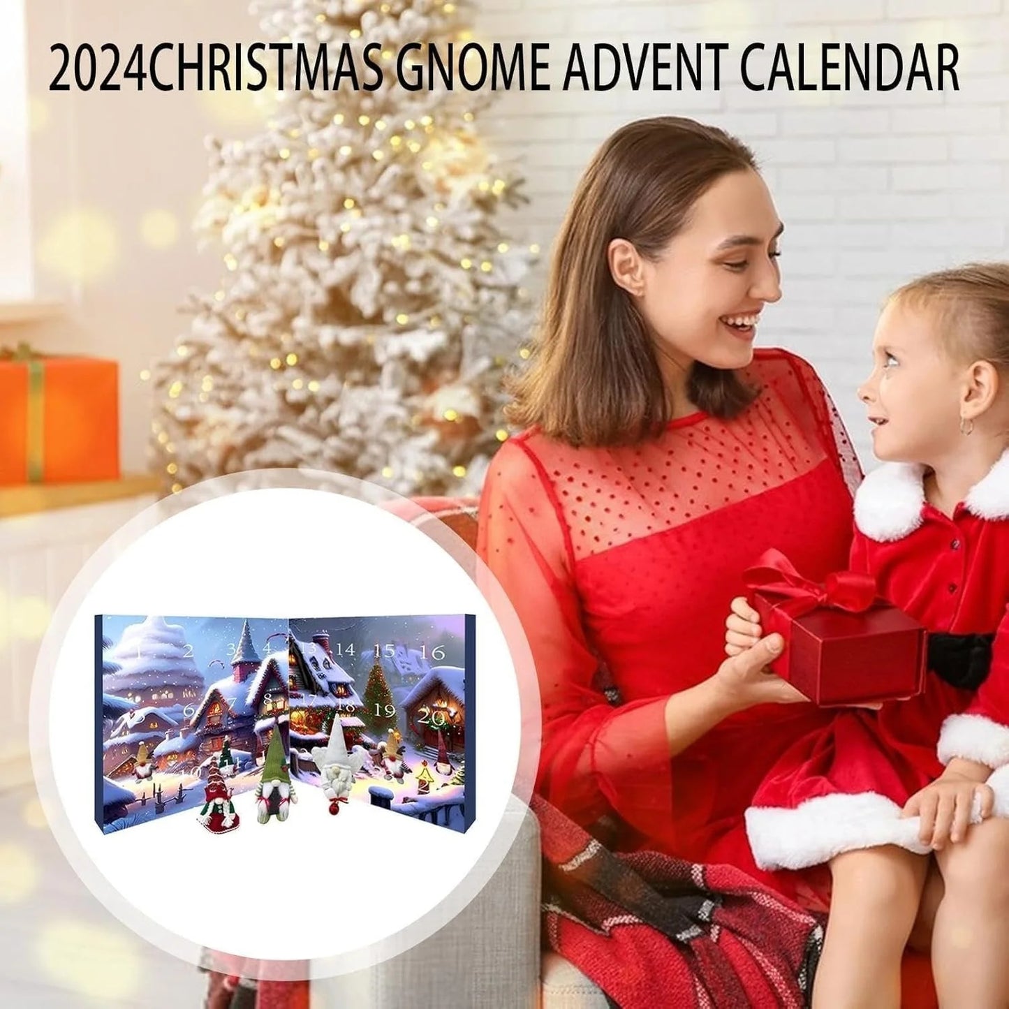 Calendarul de Advent 2025 cu elfi de Crăciun