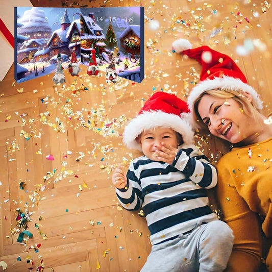 Calendarul de Advent 2025 cu elfi de Crăciun