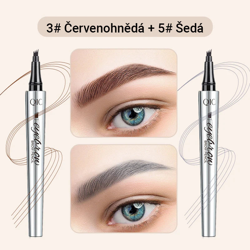 Creion de sprâncene multifuncțional cu 4 capete (2 bucăți, 🎁1 gratuit)