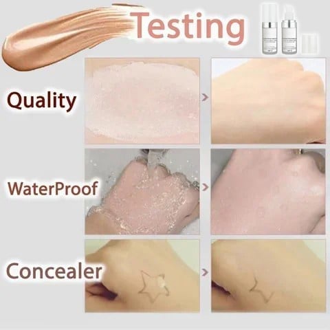 【Cel mai bine vândut】 Fond de ten lichid care își schimbă culoarea pentru ten matur – Ascunde și hidratează.