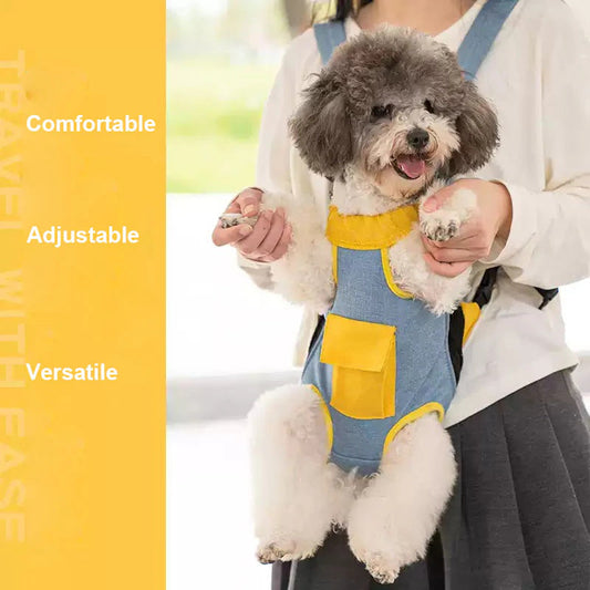 (🐶O selecție de animale drăguțe❤️) Geantă de transport pentru pisici în față