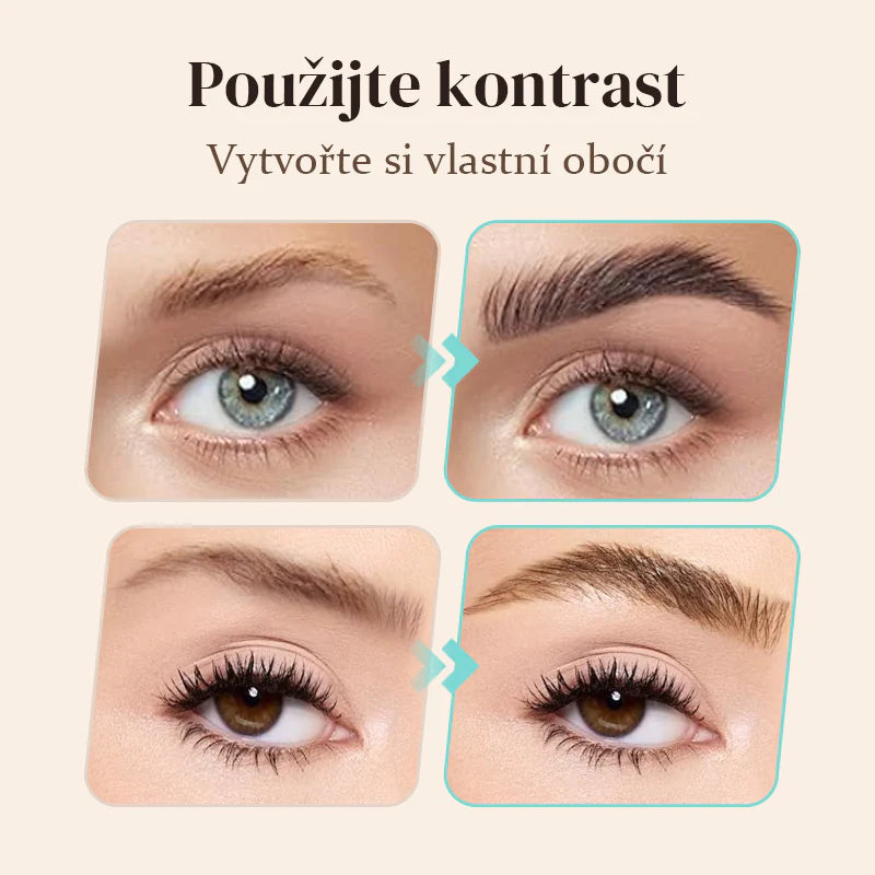Creion de sprâncene multifuncțional cu 4 capete (2 bucăți, 🎁1 gratuit)