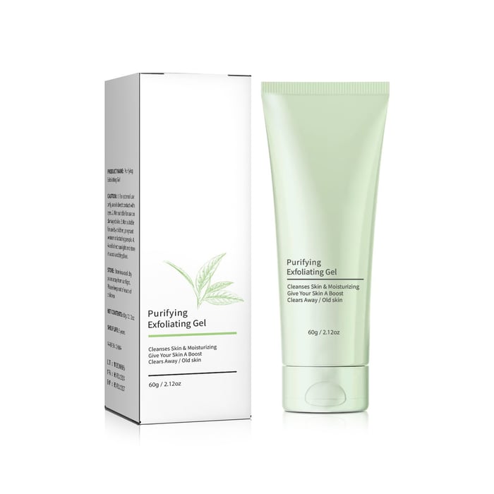 ✨Gel exfoliant purificant GreTeam. Curăță porii și mângâie ușor fața.