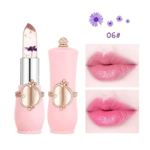 《Ruj de culoare Crystal Jelly Flower care își schimbă culoarea》🔥Cumpără unul și primești unul gratuit