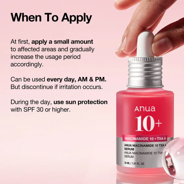 Anua NIACINAMIDE 10%+TXA 4% Serum - 30 ml