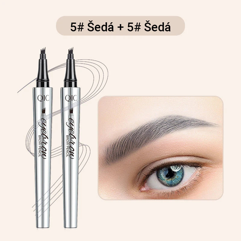 Creion de sprâncene multifuncțional cu 4 capete (2 bucăți, 🎁1 gratuit)