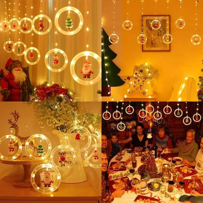 Ghirlandă luminoasă 3D de Crăciun