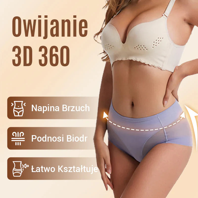 Set de chiloți modelatori cu talie înaltă, fără cusături, pentru femei