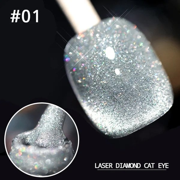 ✨Oja cu efect de ochi de pisică cu diamant laser (cumpără 4 și economisește 60%)
