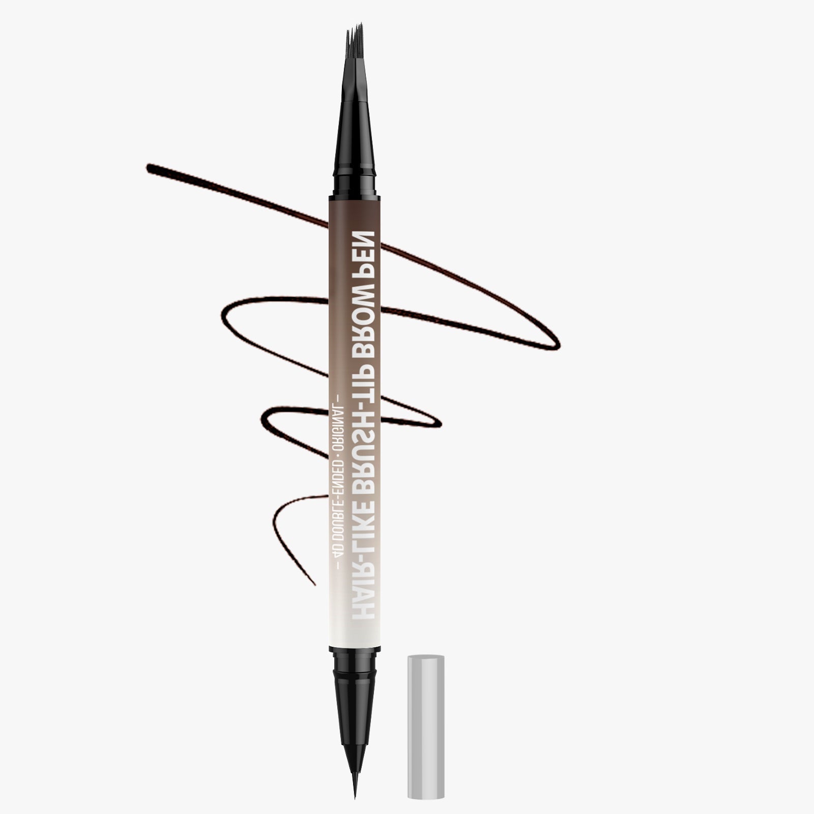 Creion de sprâncene Microblading 2 în 1 (include o pensulă pătrată pentru sprâncene)