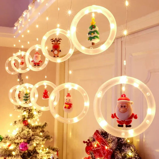 Ghirlandă luminoasă 3D de Crăciun