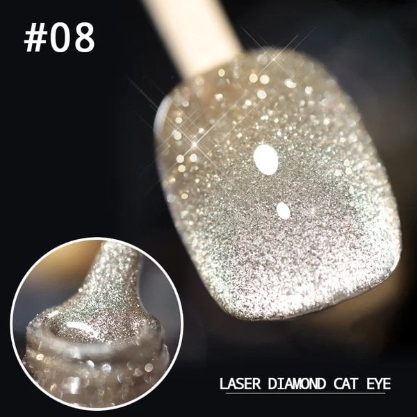 ✨Oja cu efect de ochi de pisică cu diamant laser (cumpără 4 și economisește 60%)