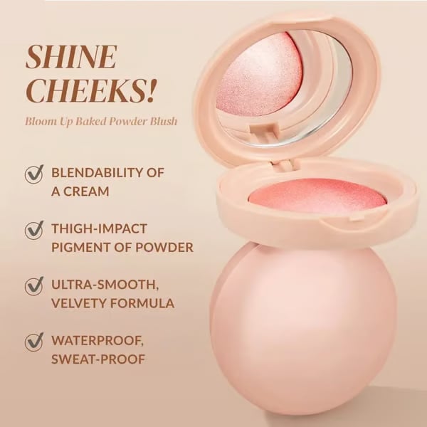 Reducere de vară de 59% -- Bloom Up Baked Highlighter Blush