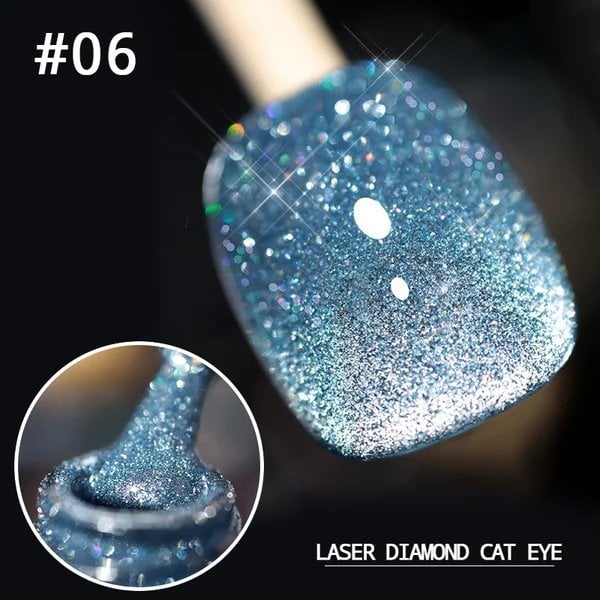 ✨Oja cu efect de ochi de pisică cu diamant laser (cumpără 4 și economisește 60%)