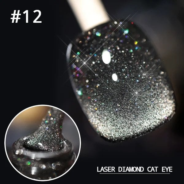 ✨Oja cu efect de ochi de pisică cu diamant laser (cumpără 4 și economisește 60%)