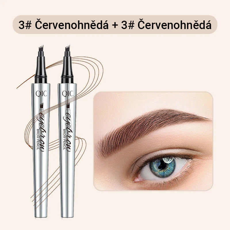 Creion de sprâncene multifuncțional cu 4 capete (2 bucăți, 🎁1 gratuit)