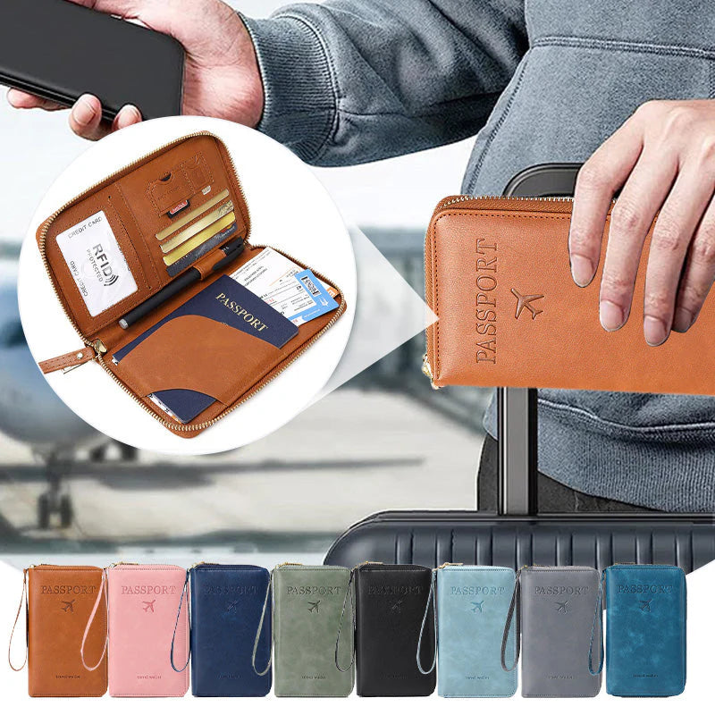 ?2025 Turystyka Must✈️Wielofunkcyjny portfel paszportowy RFID