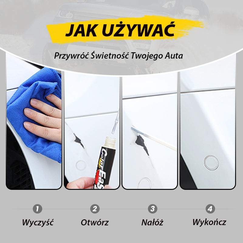 Pióro do naprawy zarysowań samochodów/motocykli/łodzi
