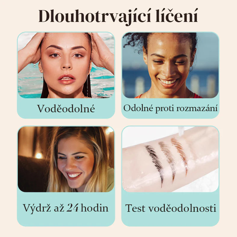 Creion de sprâncene multifuncțional cu 4 capete (2 bucăți, 🎁1 gratuit)