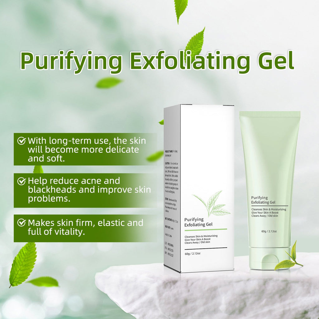 ✨Gel exfoliant purificant GreTeam. Curăță porii și mângâie ușor fața.