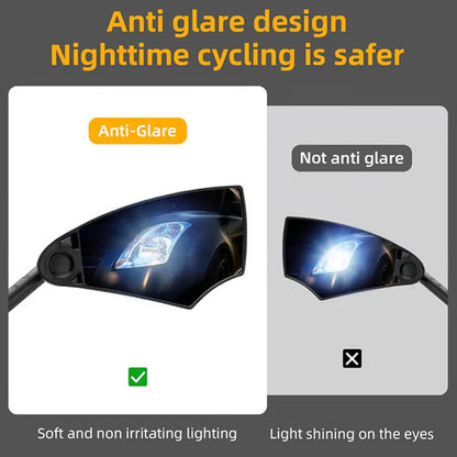 Oglindă reglabilă la 360° pentru ghidonul bicicletei