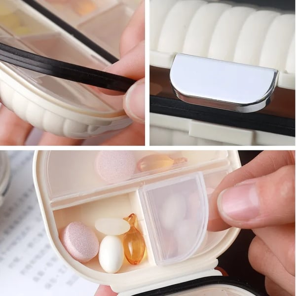 Mini cutie portabilă pentru medicamente