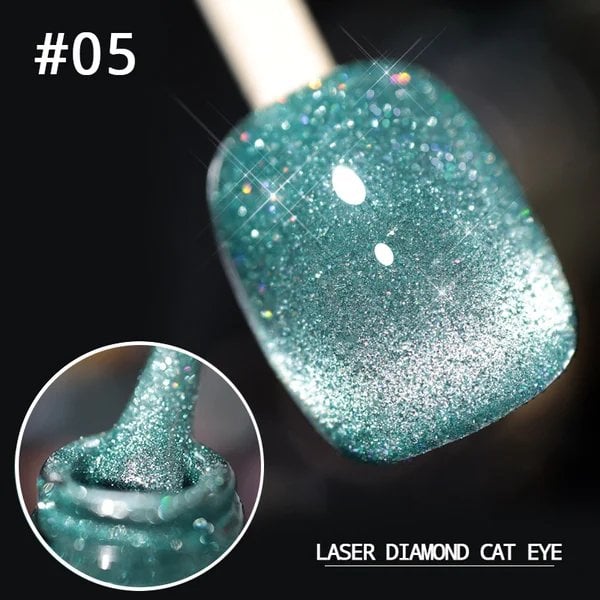 ✨Oja cu efect de ochi de pisică cu diamant laser (cumpără 4 și economisește 60%)