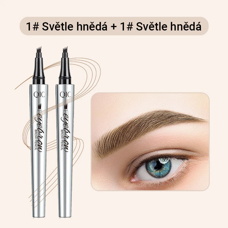 Creion de sprâncene multifuncțional cu 4 capete (2 bucăți, 🎁1 gratuit)