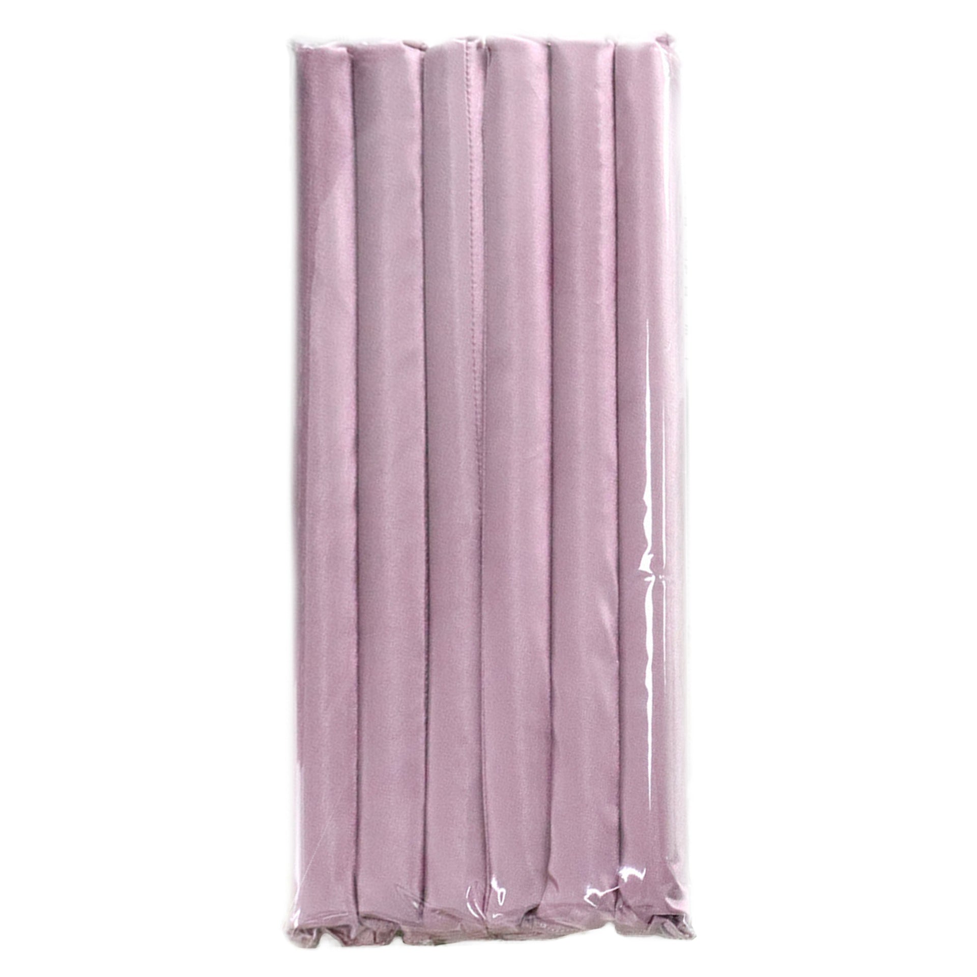 Bigudiuri de păr Kitsch Satin Rosewood fără căldură (pachet de 6)