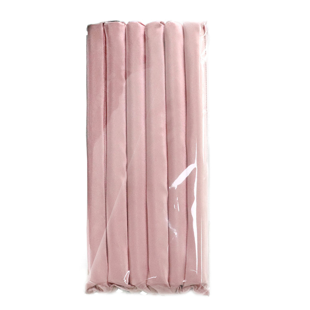 Bigudiuri de păr Kitsch Satin Rosewood fără căldură (pachet de 6)