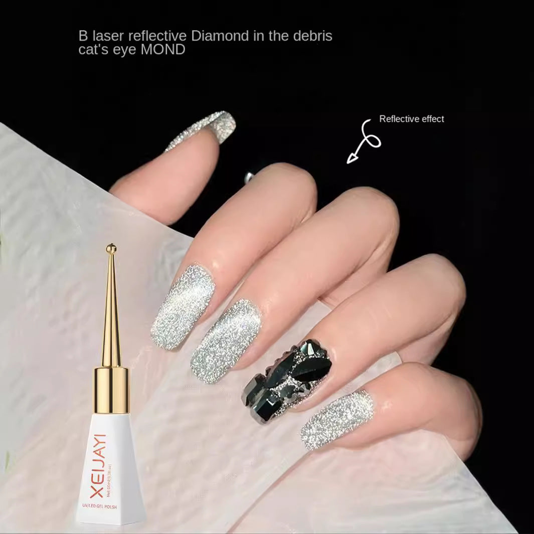 ✨Oja cu efect de ochi de pisică cu diamant laser (cumpără 4 și economisește 60%)