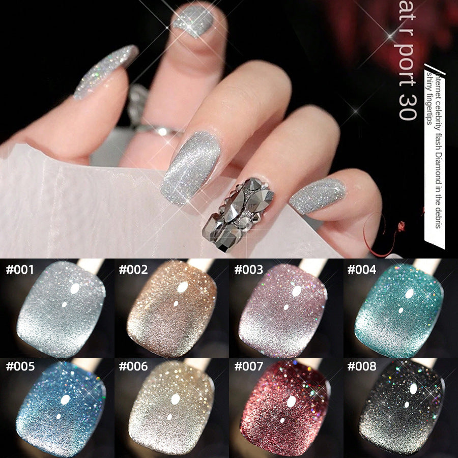 ✨Oja cu efect de ochi de pisică cu diamant laser (cumpără 4 și economisește 60%)
