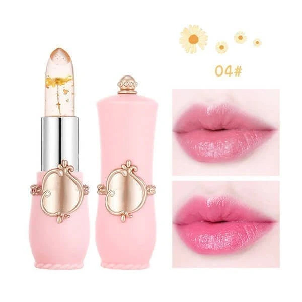 《Ruj de culoare Crystal Jelly Flower care își schimbă culoarea》🔥Cumpără unul și primești unul gratuit