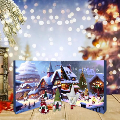 Calendarul de Advent 2025 cu elfi de Crăciun