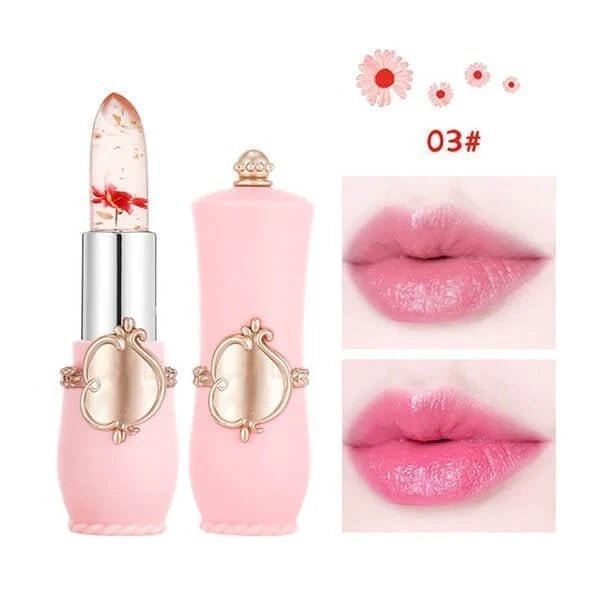 《Ruj de culoare Crystal Jelly Flower care își schimbă culoarea》🔥Cumpără unul și primești unul gratuit