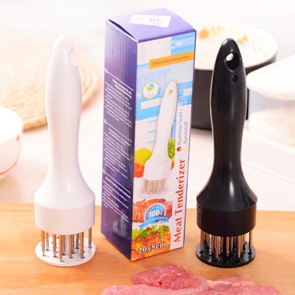 Carnea este fragedă și fină ca tofu! Doar o îmbucătură și carnea devine moale și suculentă instantaneu! Un aparat de fragezit carne din oțel inoxidabil este un accesoriu indispensabil în bucătărie!