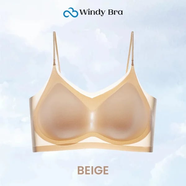 【M-4XL】WindyBra - Sutien de vară ultra-subțire, fără cusături, din mătase rece, confortabil, pentru mărimi mari