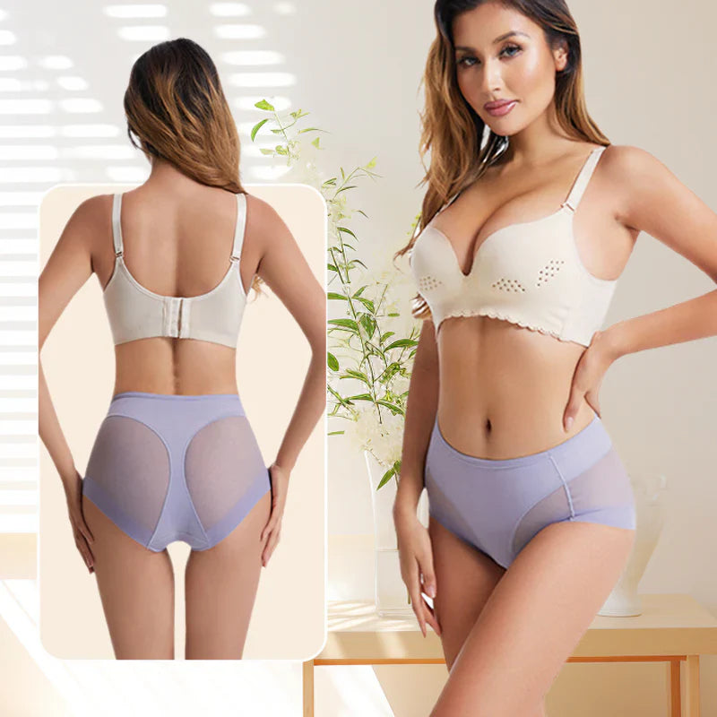 Set de chiloți modelatori cu talie înaltă, fără cusături, pentru femei