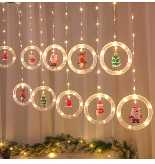Ghirlandă luminoasă 3D de Crăciun
