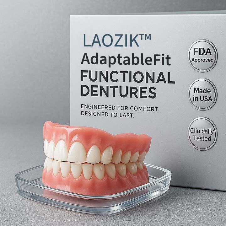 Proteze dentare funcționale LAOZIK™ cu ajustare adaptabilă – Fabricate în SUA și certificate de FDA