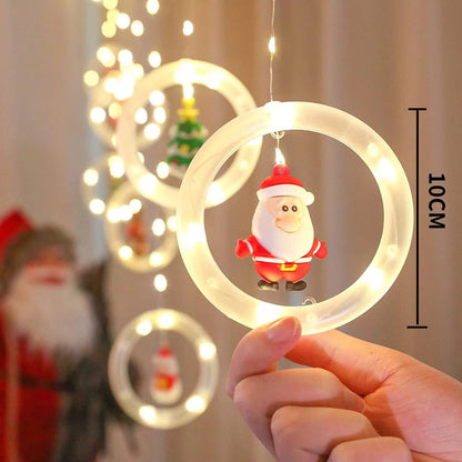 Ghirlandă luminoasă 3D de Crăciun