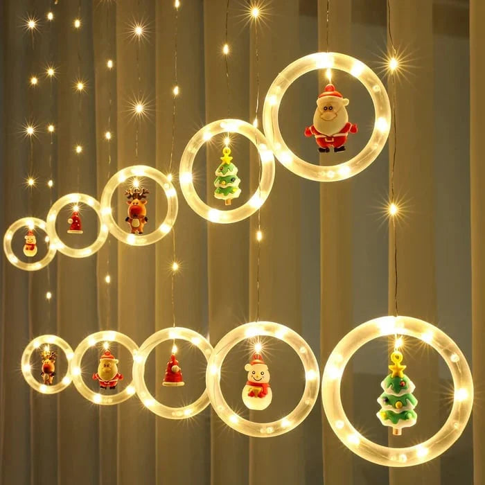 Ghirlandă luminoasă 3D de Crăciun